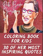 Ruth Bader Ginsburg Coloring Book for Kids