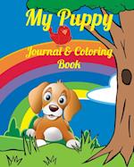 My Puppy Journal & Coloring book 