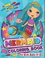 Mermaid Coloring Book for Kids Ages 4-8 