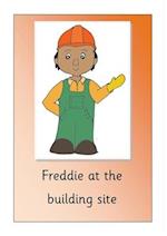 Freddie at the building site 