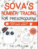 Sova's Number Tracing For Preschoolers