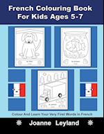 French Colouring Book For Kids Ages 5-7