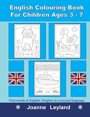 English Colouring Book For Children Ages 3-7