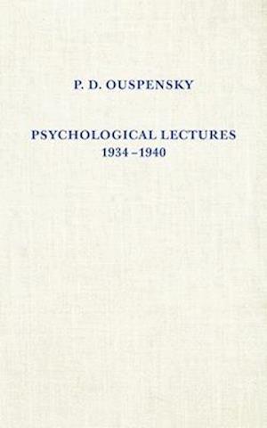 Psychological Lectures 1934-1940