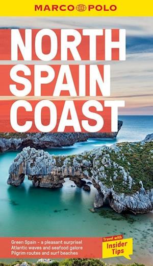 North Spain Coast Marco Polo Pocket Travel Guide - with pull out map