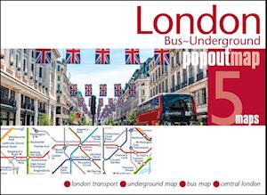 London Bus and Underground PopOut Map