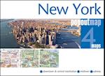 New York PopOut Map - pocket size, pop up map of new york city