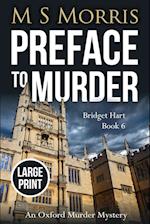 Preface to Murder (Large Print)