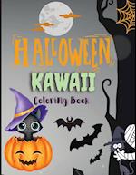 Halloween Kawaii Coloring Book