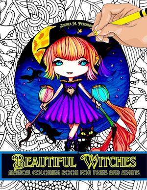 Beautiful Witches : 80 High Quality Images with : Potions- Spells-Witchcraft and much more!- Halloween Themes - Promotes Relaxation and Inner Calm, R