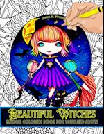 Beautiful Witches : 80 High Quality Images with : Potions- Spells-Witchcraft and much more!- Halloween Themes - Promotes Relaxation and Inner Calm, R