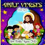 Bible Verses for kids Ages 5-8: Customized Illustrations for Toddlers to Encourage Memorization, Practicing Verses, and Learning More About God's Natu