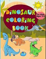 DINOSAUR COLORING BOOK FOR KIDS AGES 3-8