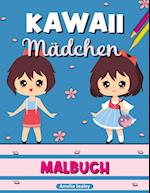 Kawaii Mädchen Malbuch