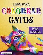 Libro para Colorear de Gatos para Adultos