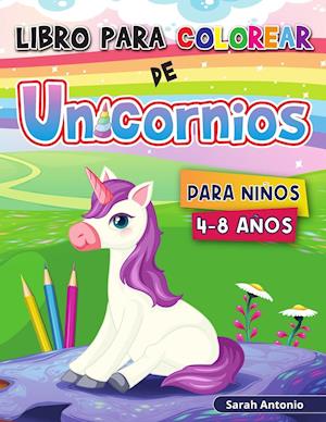 Libro para colorear de unicornios