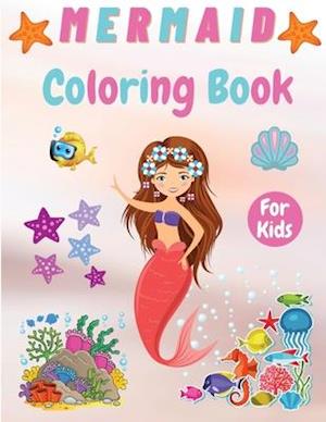 Mermaid Coloring Book For Kids