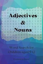 Adjectives and Nouns Word Search for Children aged 9-12