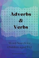 Adverbs and Verbs Word Search for Children aged 9-12