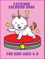 Caticorn coloring book for kids ages 4-8