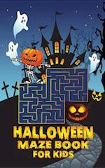 Halloween maze book for kids