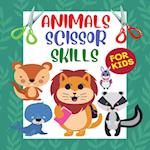 Animals scissor skills for kids