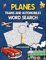 Planes Trains and Automobiles Word Search 