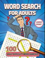 Word Search for Adults Large Print 