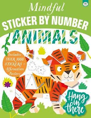 Mindful Sticker by Number Animals