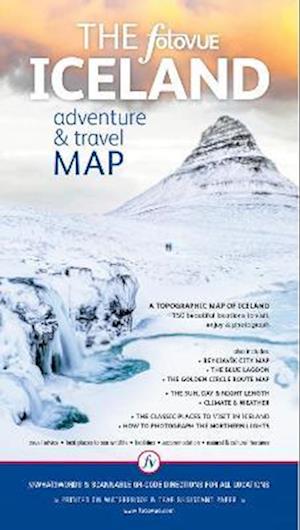 The fotoVUE Iceland Adventure and Travel Map