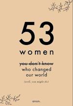 53 Women You Don't Know Who Changed Our World (Well, You Might Do)