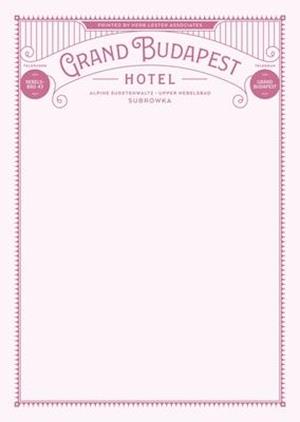 Grand Budapest Hotel: Fictional Hotel Notepad Set