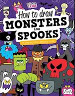 CARTOON KIDS How To Draw MONSTERS and SPOOKS: A Step-by-step drawing book 