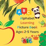 Alphabet Learning Picture Book For Kids Aged 2-5 Years 