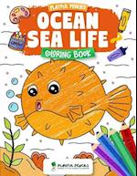 Playful Pencils Ocean Sea Life Coloring Book