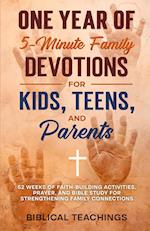 One Year of 5-Minute Family Devotions For Kids, Teens, And Parents