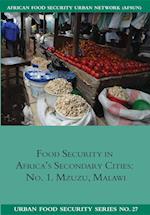 Food Security in Africa's Secondary cities