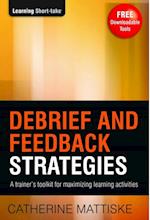 Debrief and Feedback Strategies