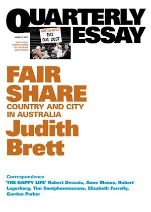 Quarterly Essay 42 Fair Share