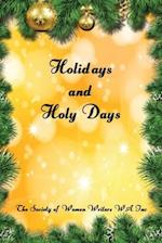 Holidays and Holy Days