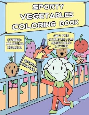 Sporty Vegetables Coloring Book