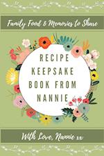 Recipe Keepsake Book From Nannie 