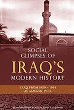 Social Glimpses of Iraq's Modern History- Iraq from 1920-1924 