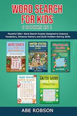 Word Search for Kids 5 Books in 1