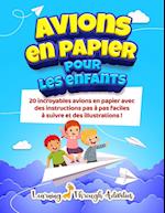 Avions en papier pour les enfants