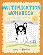 Multiplication Workbook for Digits 0 - 12