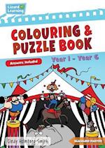 Lizard Learning Colouring and Puzzle Book: Year 1 - Year 6 