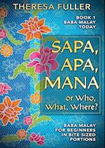 Sapa, Apa, Mana or Who, What, Where