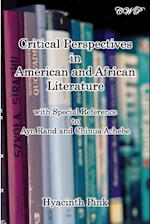 Critical Perspectives in American and African Literature