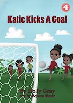 Katie Kicks a Goal
